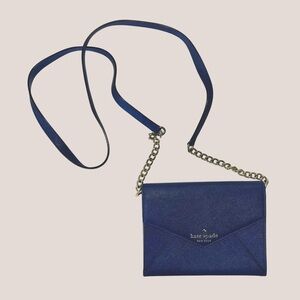 Kate Spade Blue Crossbody Bag with Chic Design